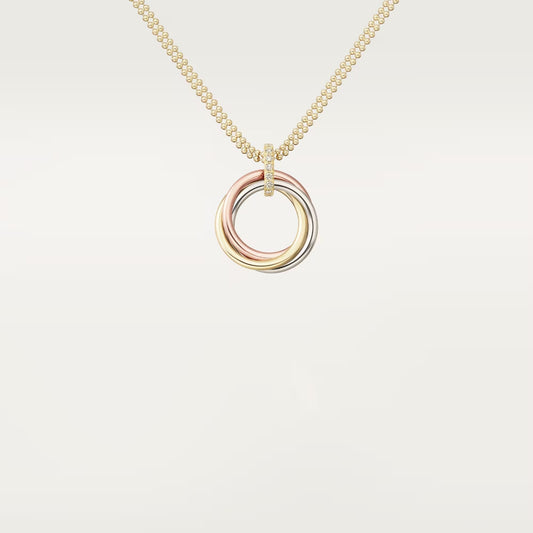 [Triumph Jewelry]TRINITY MEDIUM  DIAMONDS NECKLACE