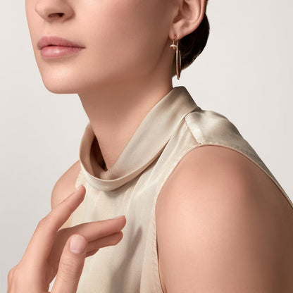 [Triumph Jewelry]JUSTE HALF DIAMOND LARGE EARRINGS