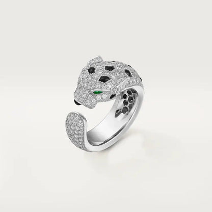 [Triumph Jewelry]PANTHERE SPOTTED FULL DIAMOND MEDIUM RING