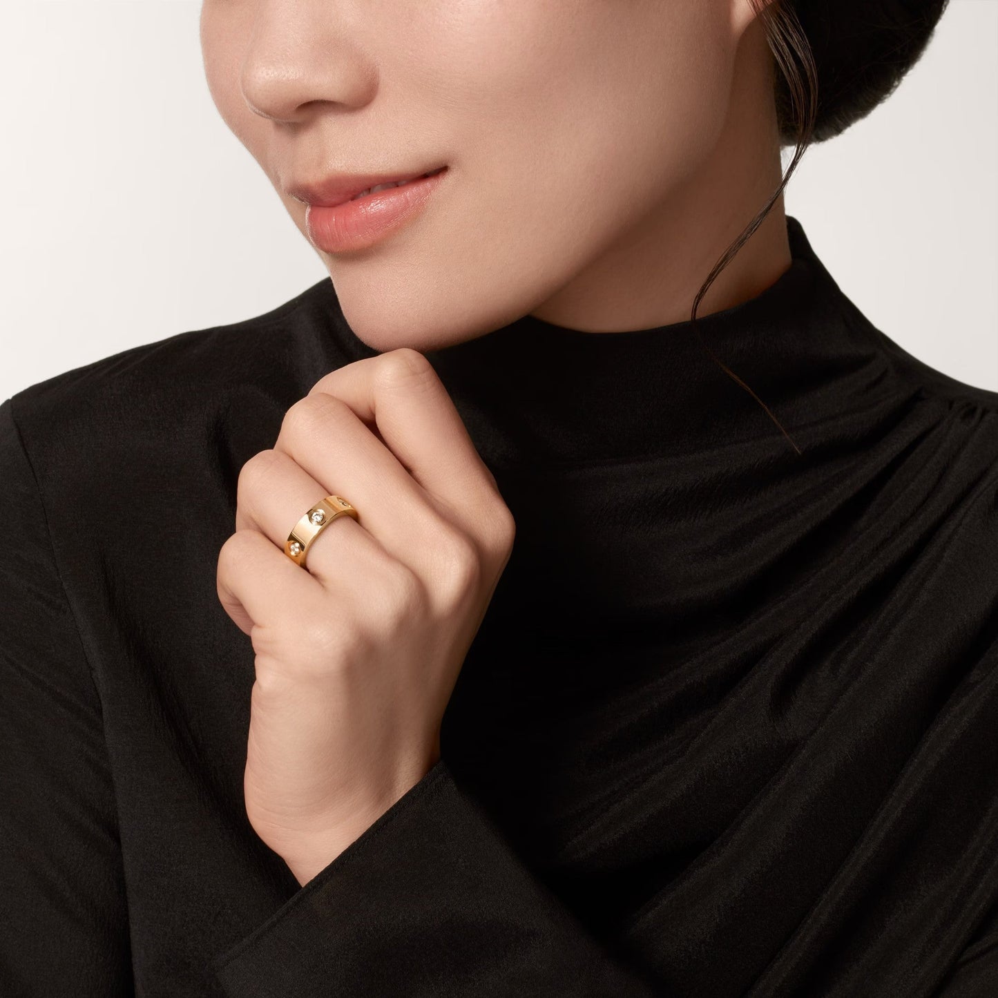 [Triumph Jewelry]LOVE 5.5MM 6 DIAMOND RING