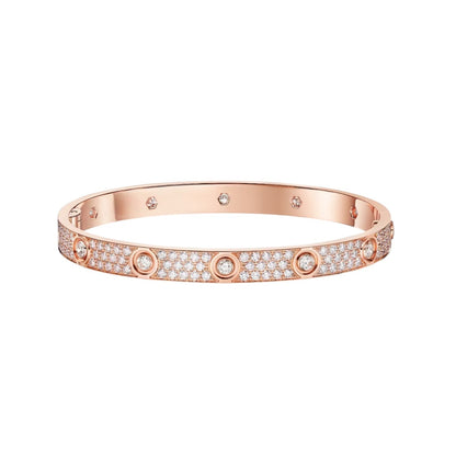 [Triumph Jewelry]LOVE BRACELET 6.1MM DIAMOND-PAVED 10 BIG DIAMONDS