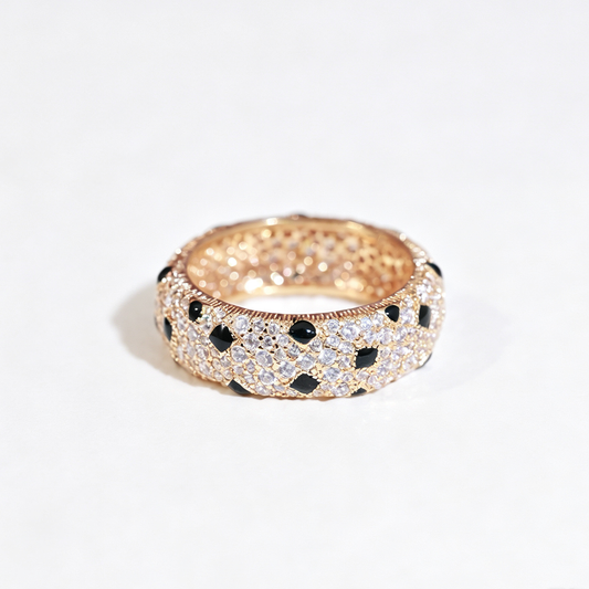 [Triumph Jewelry]PANTHERE SPOTTED FULL DIAMOND RING