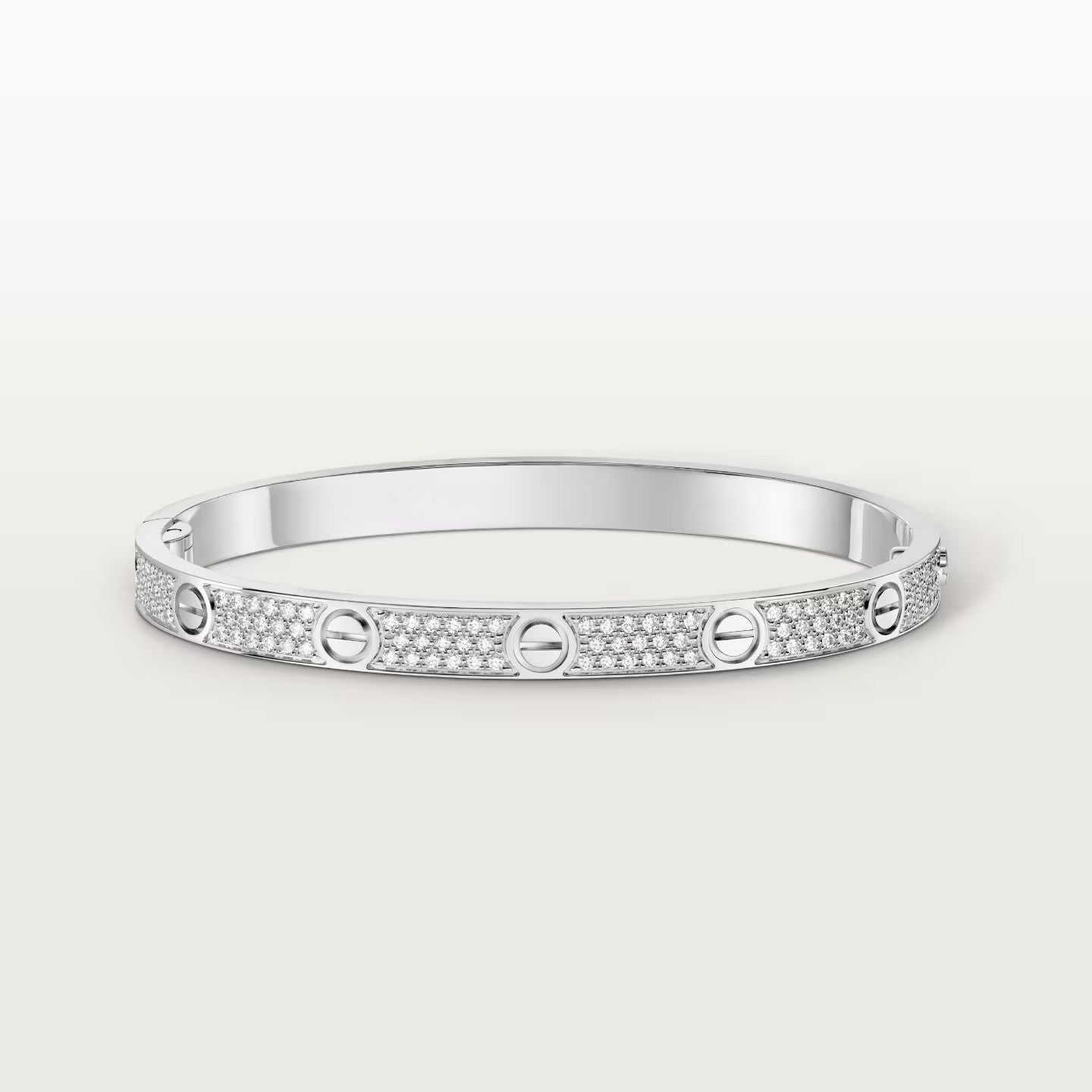 [Triumph Jewelry]LOVE BRACELET 4.8MM DIAMOND-PAVED