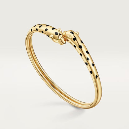 [Triumph Jewelry]PANTHERE DOUBLE HEADED OPEN BRACELET