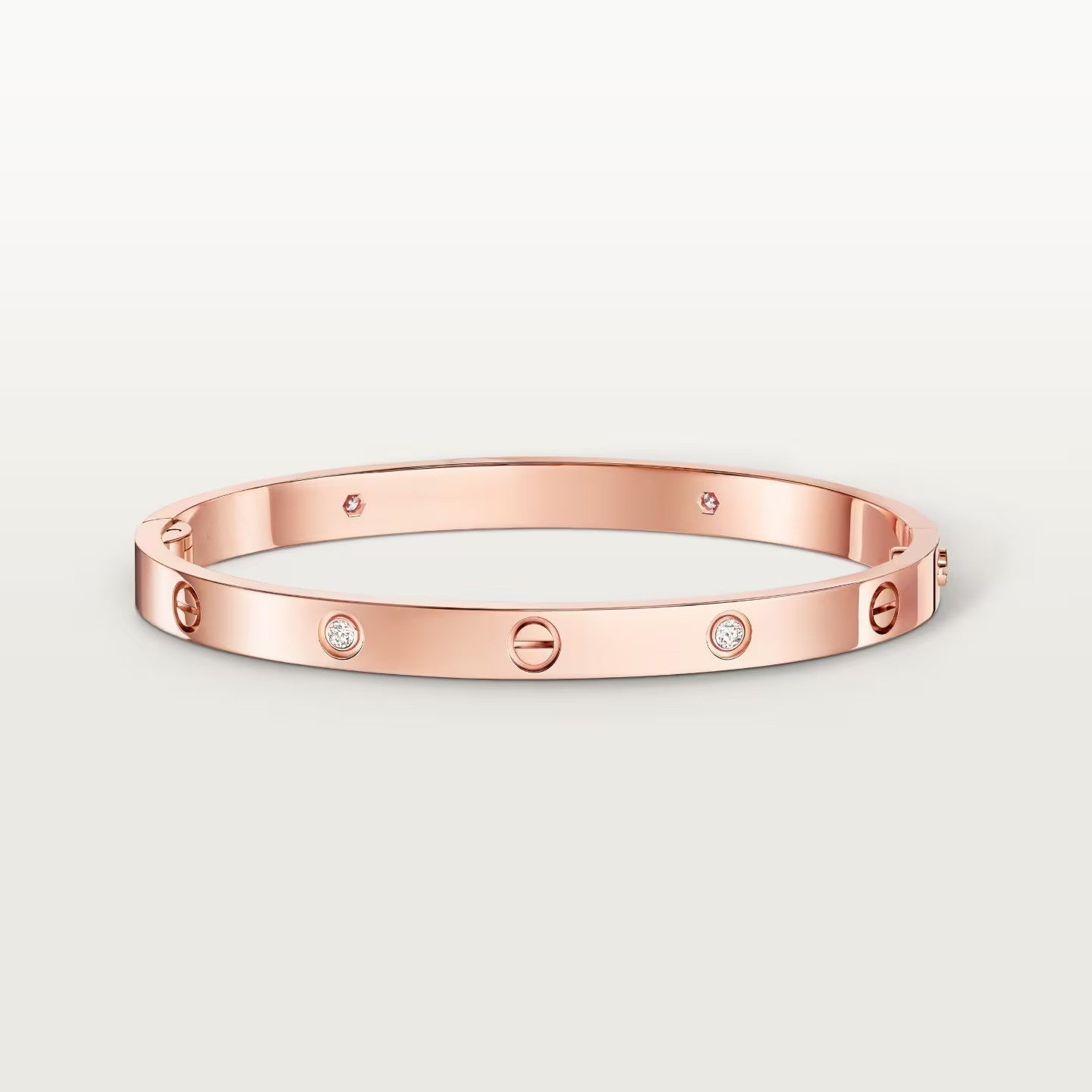 [Triumph Jewelry]LOVE BRACELET 4.8MM 4 DIAMONDS