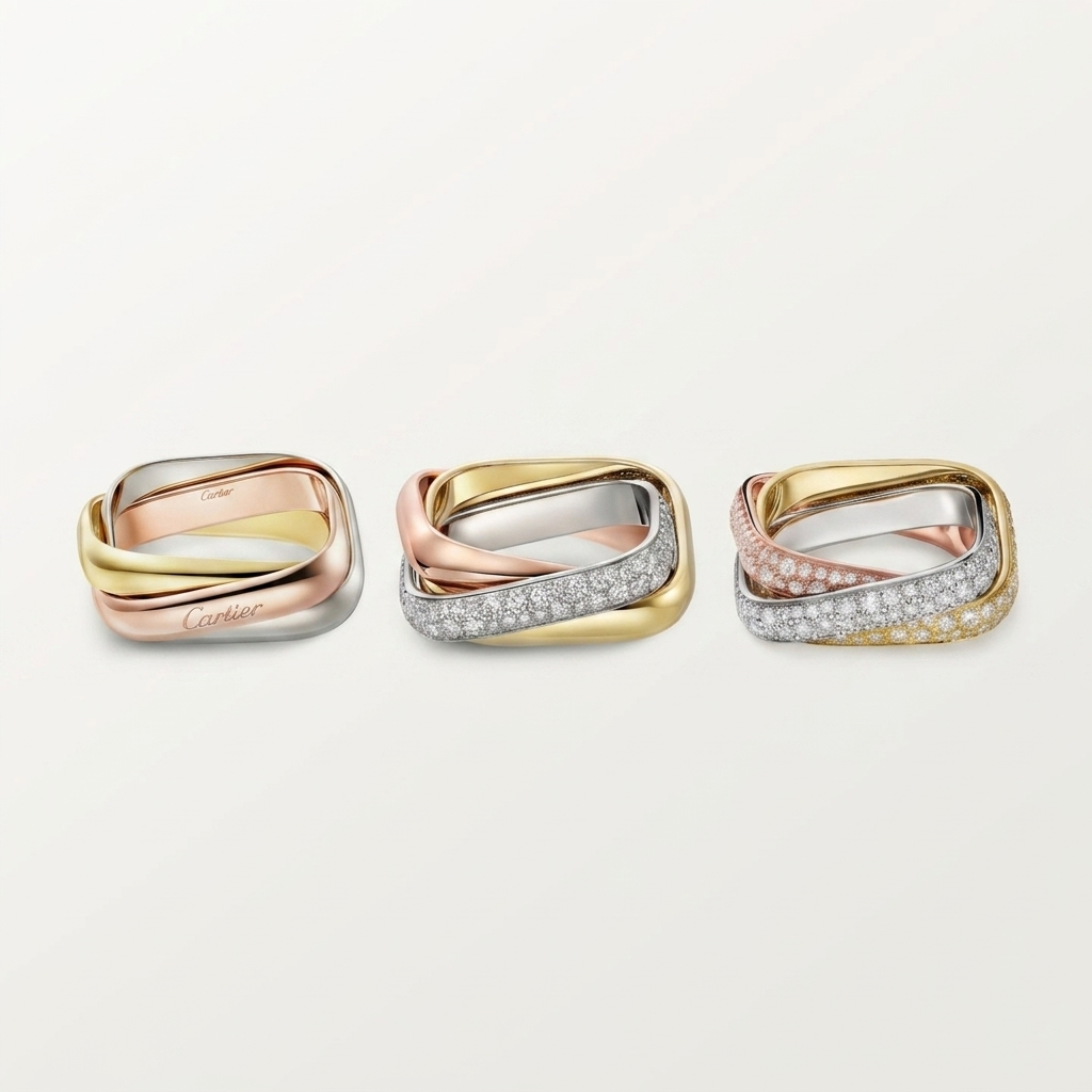 [Triumph Jewelry]TRINITY 3.5MM CUSHION RING COLLECTION