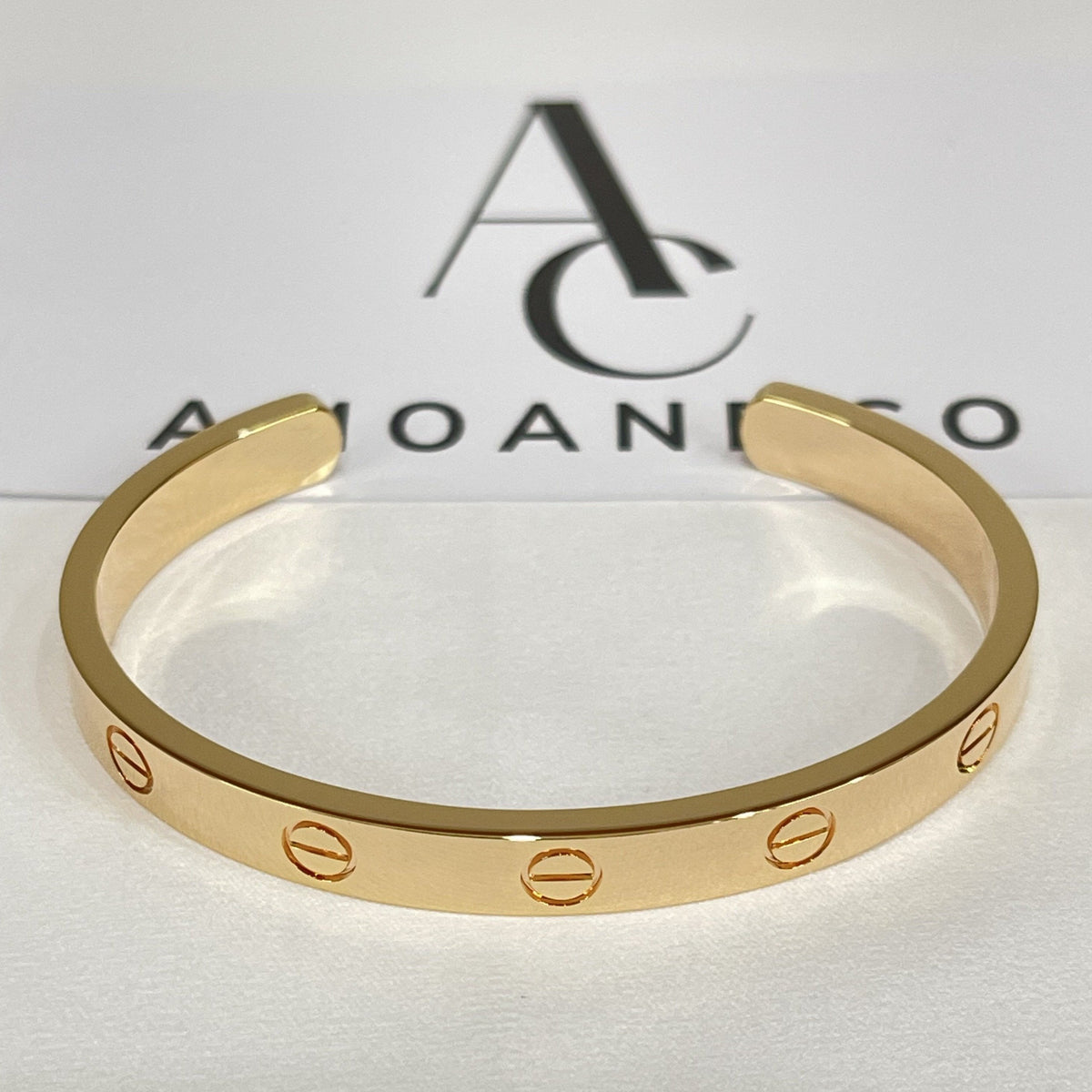 [Triumph Jewelry]LOVE BRACELET 6.1MM OPEN CUFF