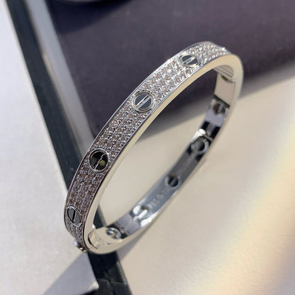[Triumph Jewelry]LOVE BRACELET 6.1MM DIAMOND-PAVED CERAMIC