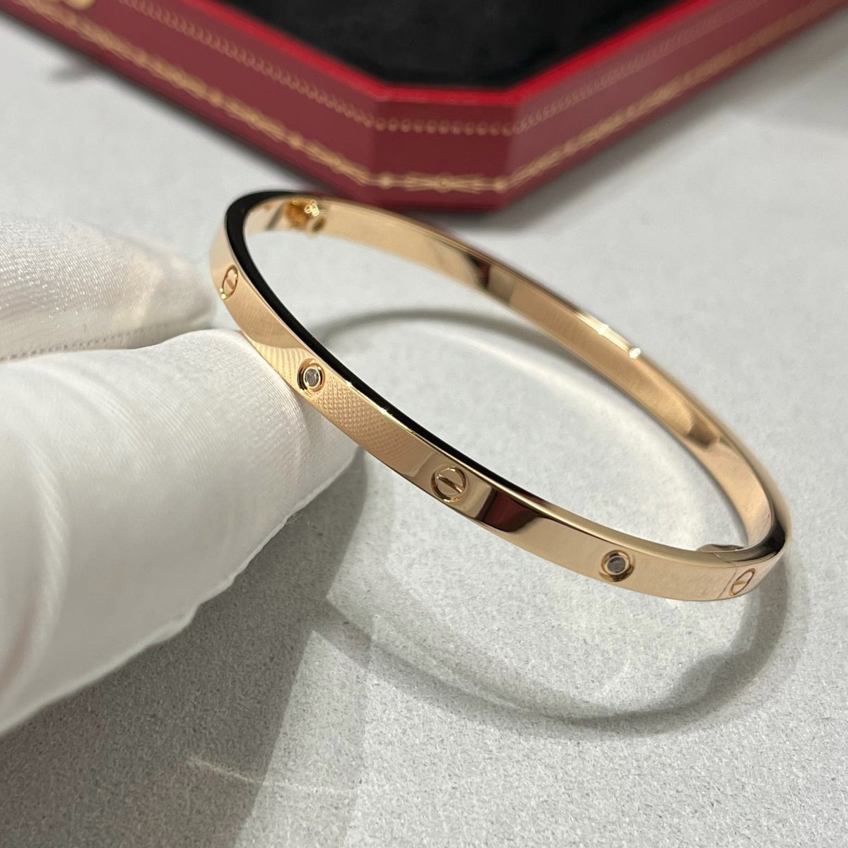 [Triumph Jewelry]LOVE BRACELET 3.65MM 6 DIAMONDS