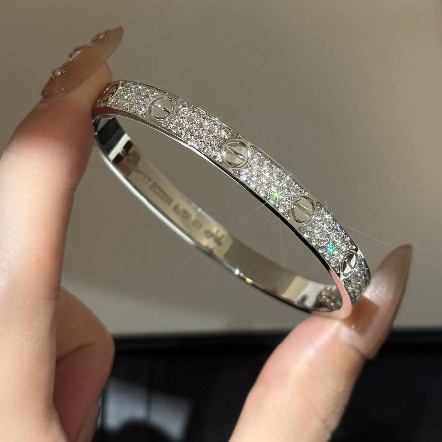 [Triumph Jewelry]LOVE BRACELET 6.1MM DIAMOND-PAVED