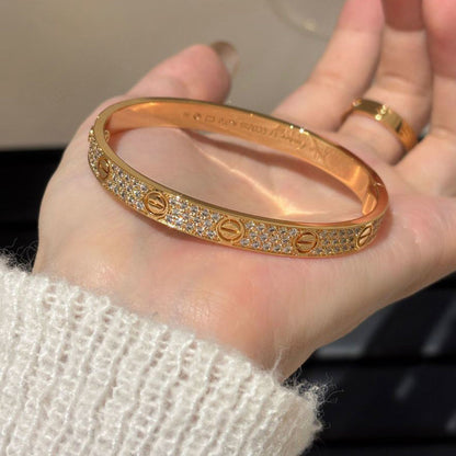 [Triumph Jewelry]LOVE BRACELET 6.1MM DIAMOND-PAVED