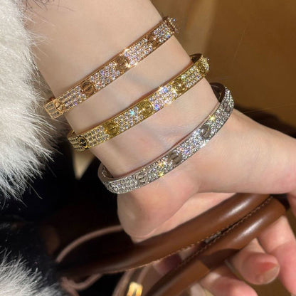 [Triumph Jewelry]LOVE BRACELET 6.1MM DIAMOND-PAVED