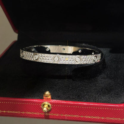 [Triumph Jewelry]LOVE BRACELET 6.1MM DIAMOND-PAVED 10 BIG DIAMONDS