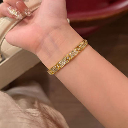 [Triumph Jewelry]LOVE BRACELET 6.1MM DIAMOND-PAVED 10 BIG DIAMONDS