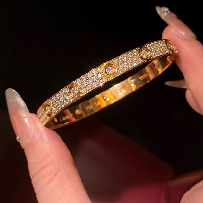 [Triumph Jewelry]LOVE BRACELET 6.1MM DIAMOND-PAVED 10 BIG DIAMONDS