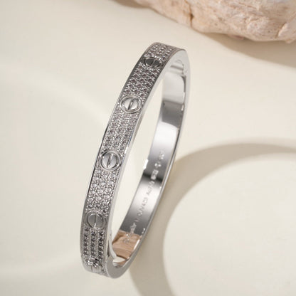 [Triumph Jewelry]LOVE BRACELET 6.1MM DIAMOND-PAVED