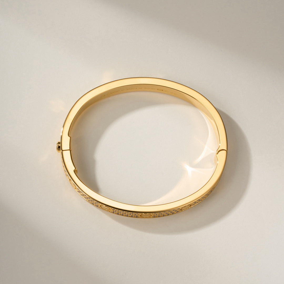 [Triumph Jewelry]LOVE BRACELET 6.1MM DIAMOND-PAVED