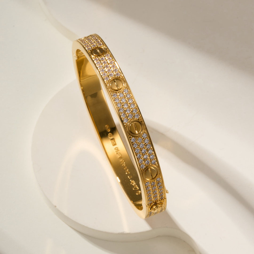 [Triumph Jewelry]LOVE BRACELET 6.1MM DIAMOND-PAVED
