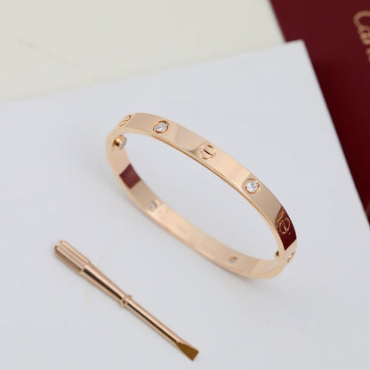 [Triumph Jewelry]LOVE BRACELET 6.1MM 4 DIAMONDS