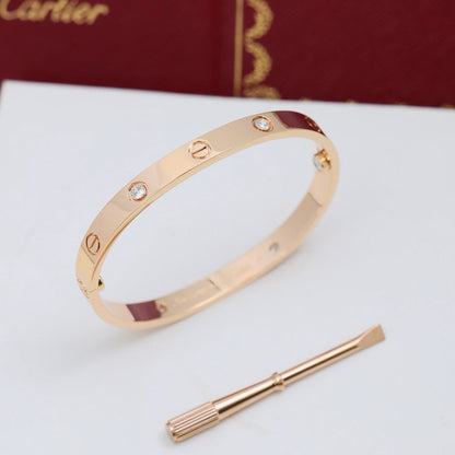 [Triumph Jewelry]LOVE BRACELET 6.1MM 4 DIAMONDS