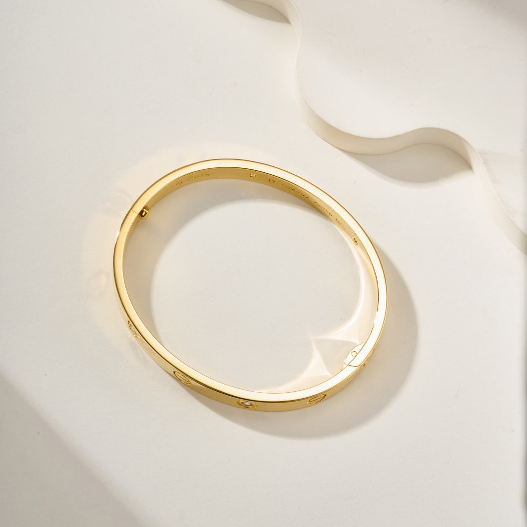 [Triumph Jewelry]LOVE BRACELET 6.1MM 4 DIAMONDS