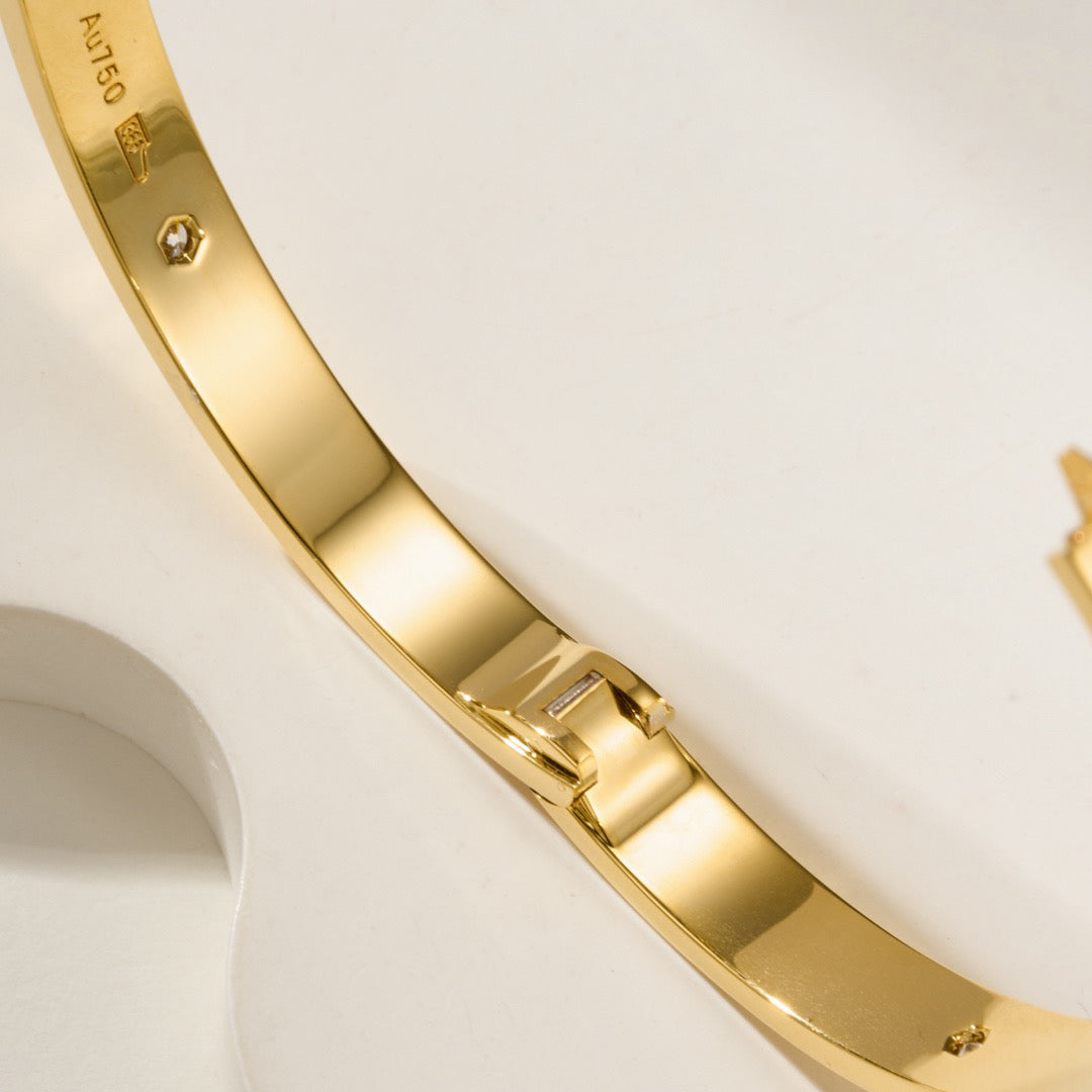 [Triumph Jewelry]LOVE BRACELET 6.1MM 4 DIAMONDS