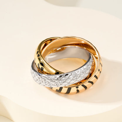 [Triumph Jewelry]TRINITY  RING LEOPARD PRINT