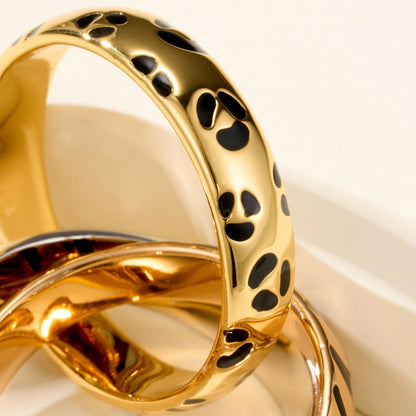[Triumph Jewelry]TRINITY  RING LEOPARD PRINT
