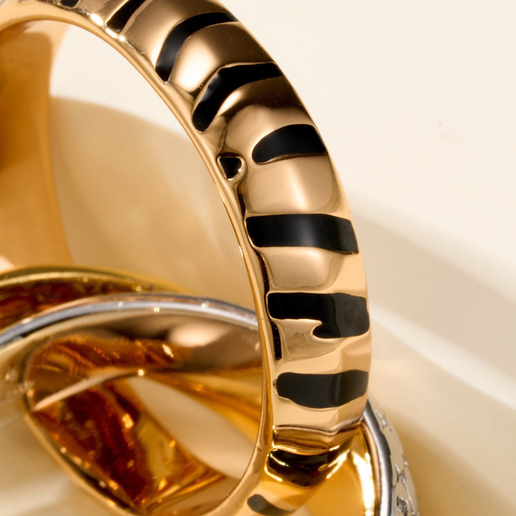 [Triumph Jewelry]TRINITY  RING LEOPARD PRINT