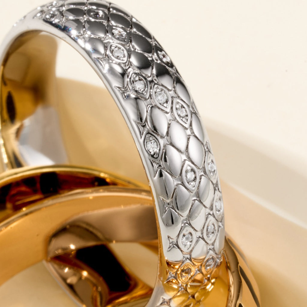 [Triumph Jewelry]TRINITY  RING LEOPARD PRINT