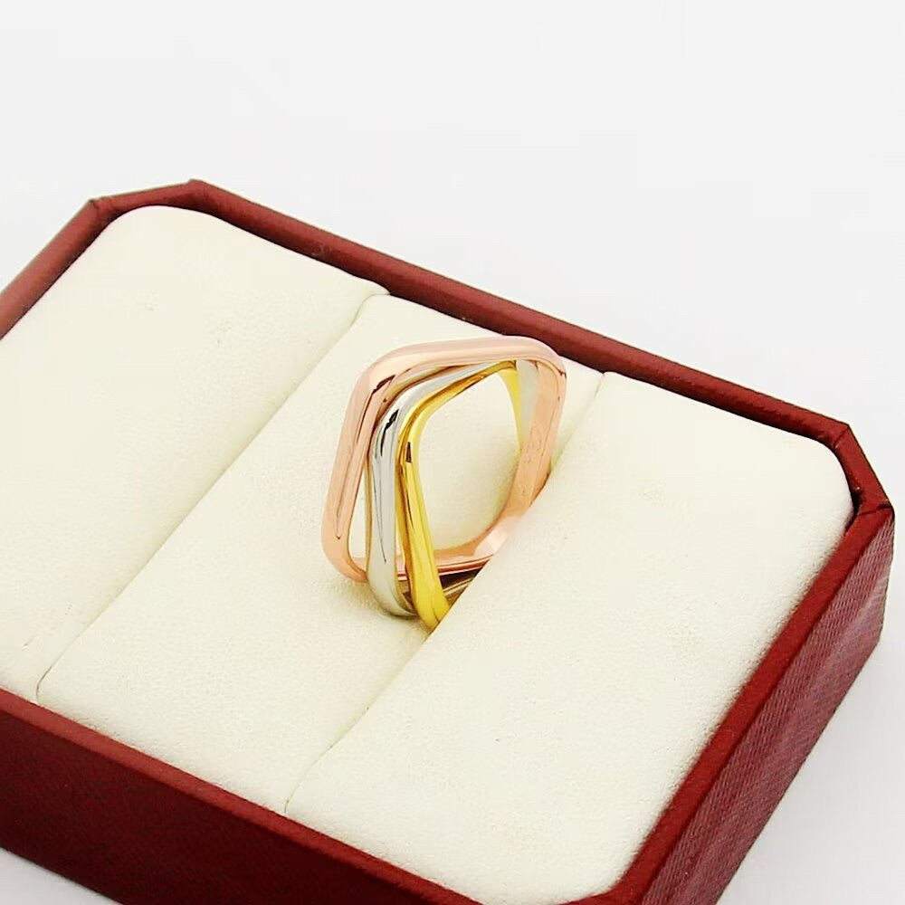[Triumph Jewelry]TRINITY 3.5MM CUSHION RING COLLECTION