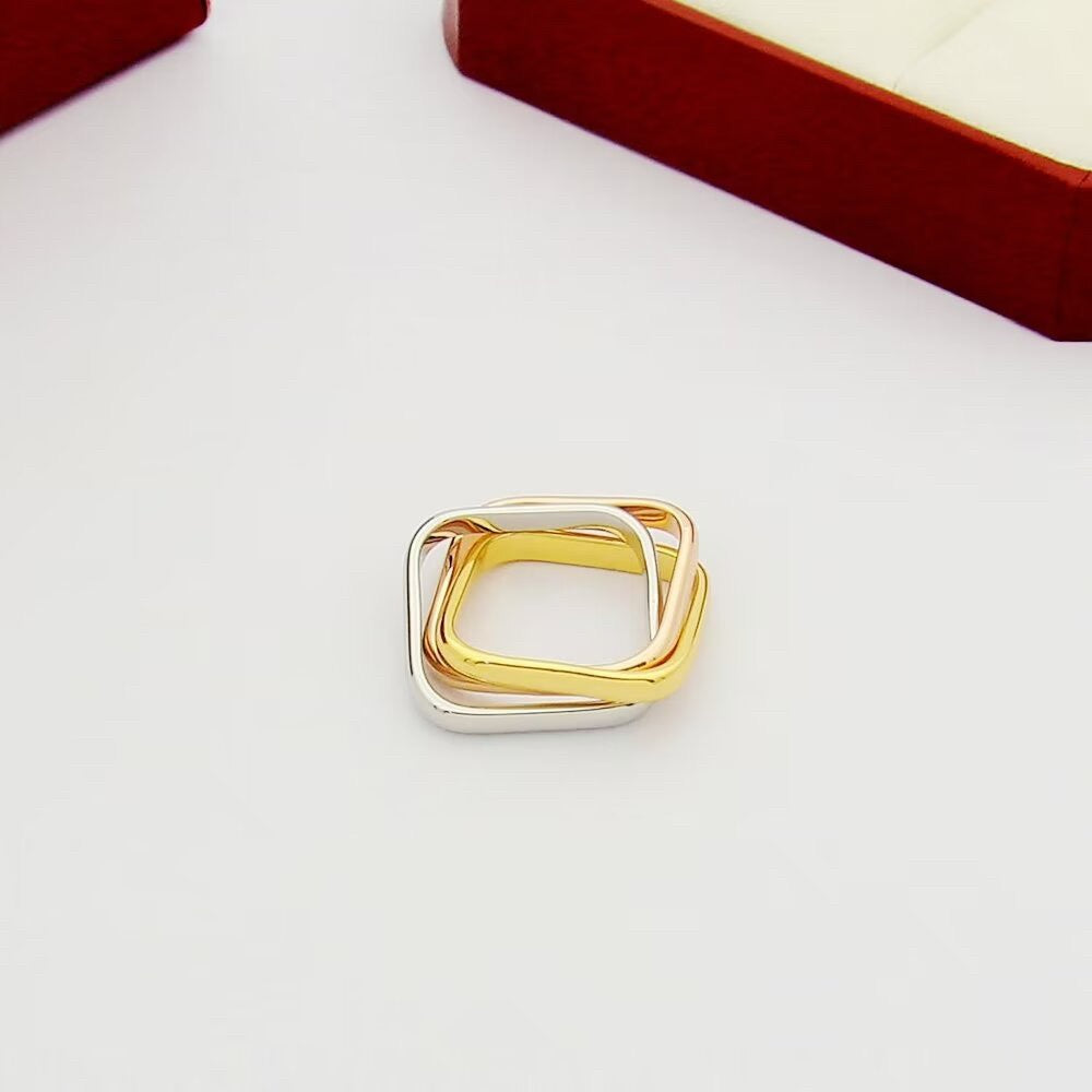 [Triumph Jewelry]TRINITY 3.5MM CUSHION RING COLLECTION