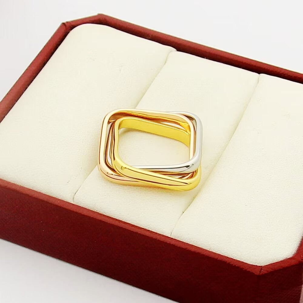 [Triumph Jewelry]TRINITY 3.5MM CUSHION RING COLLECTION
