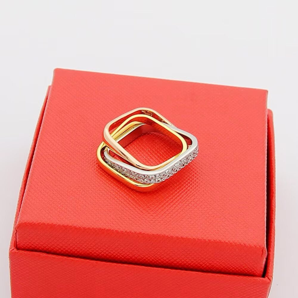 [Triumph Jewelry]TRINITY 3.5MM CUSHION RING COLLECTION