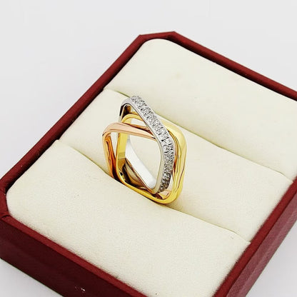 [Triumph Jewelry]TRINITY 3.5MM CUSHION RING COLLECTION