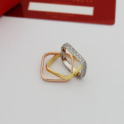 [Triumph Jewelry]TRINITY 3.5MM CUSHION RING COLLECTION