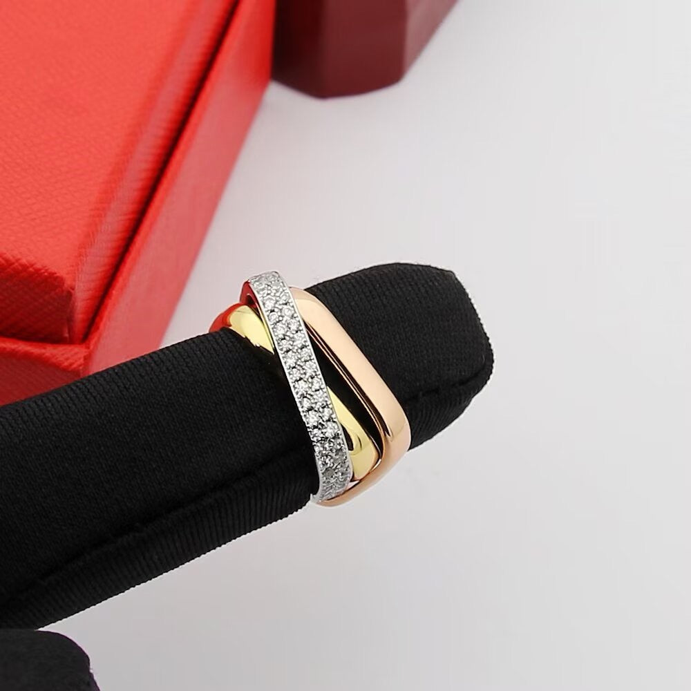 [Triumph Jewelry]TRINITY 3.5MM CUSHION RING COLLECTION