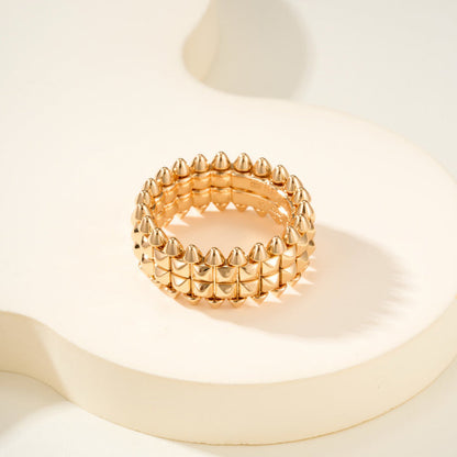 [Triumph Jewelry]CLASH 9.2MM DOUBLE ROW RING