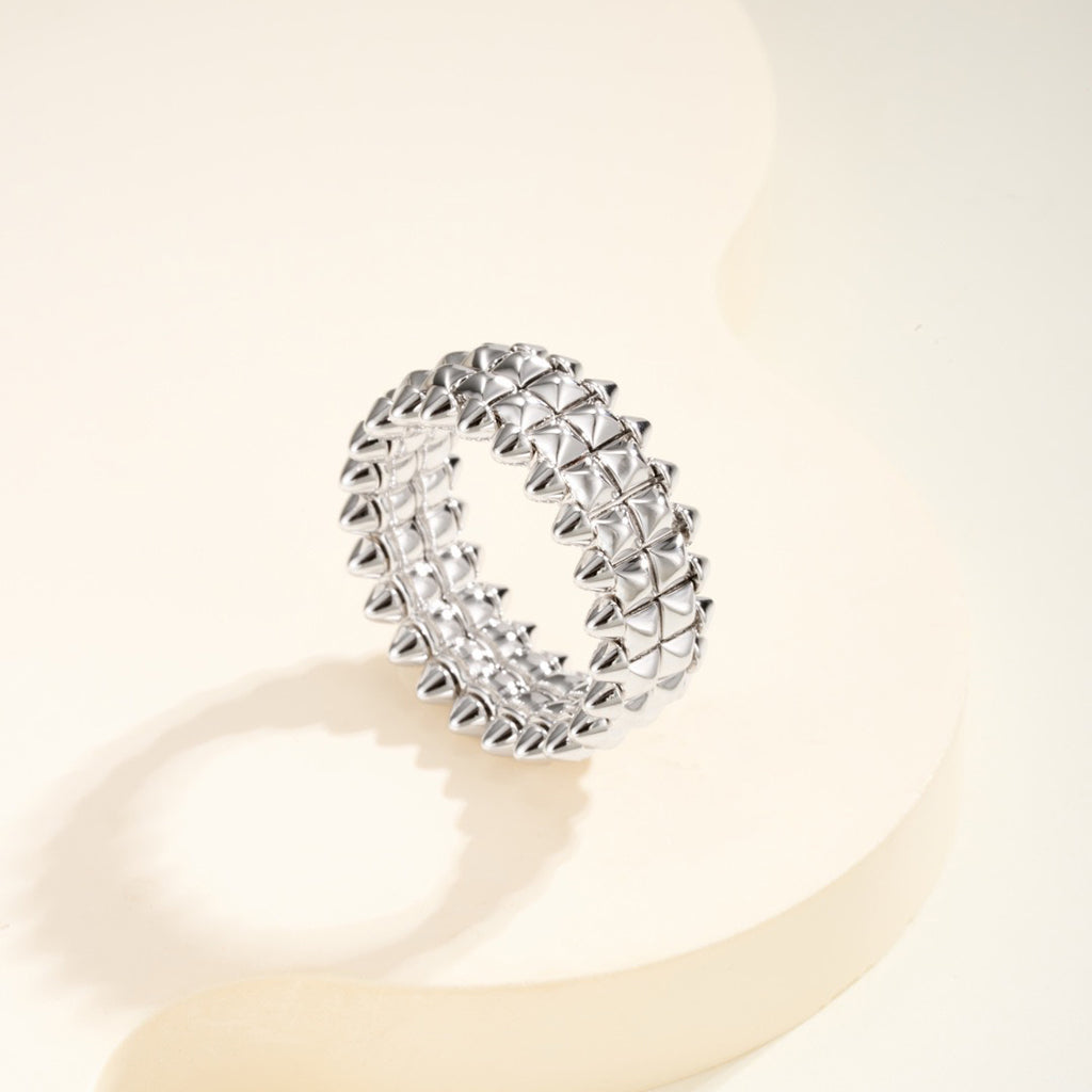 [Triumph Jewelry]CLASH 9.2MM DOUBLE ROW RING