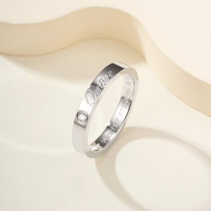 [Triumph Jewelry]LOVE RING 4MM 1 DIAMOND