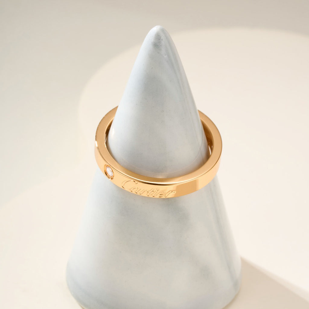[Triumph Jewelry]LOVE RING 4MM 1 DIAMOND