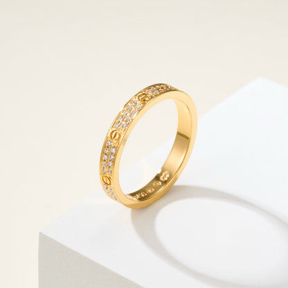 [Triumph Jewelry]LOVE RING 2.65MM DIAMOND