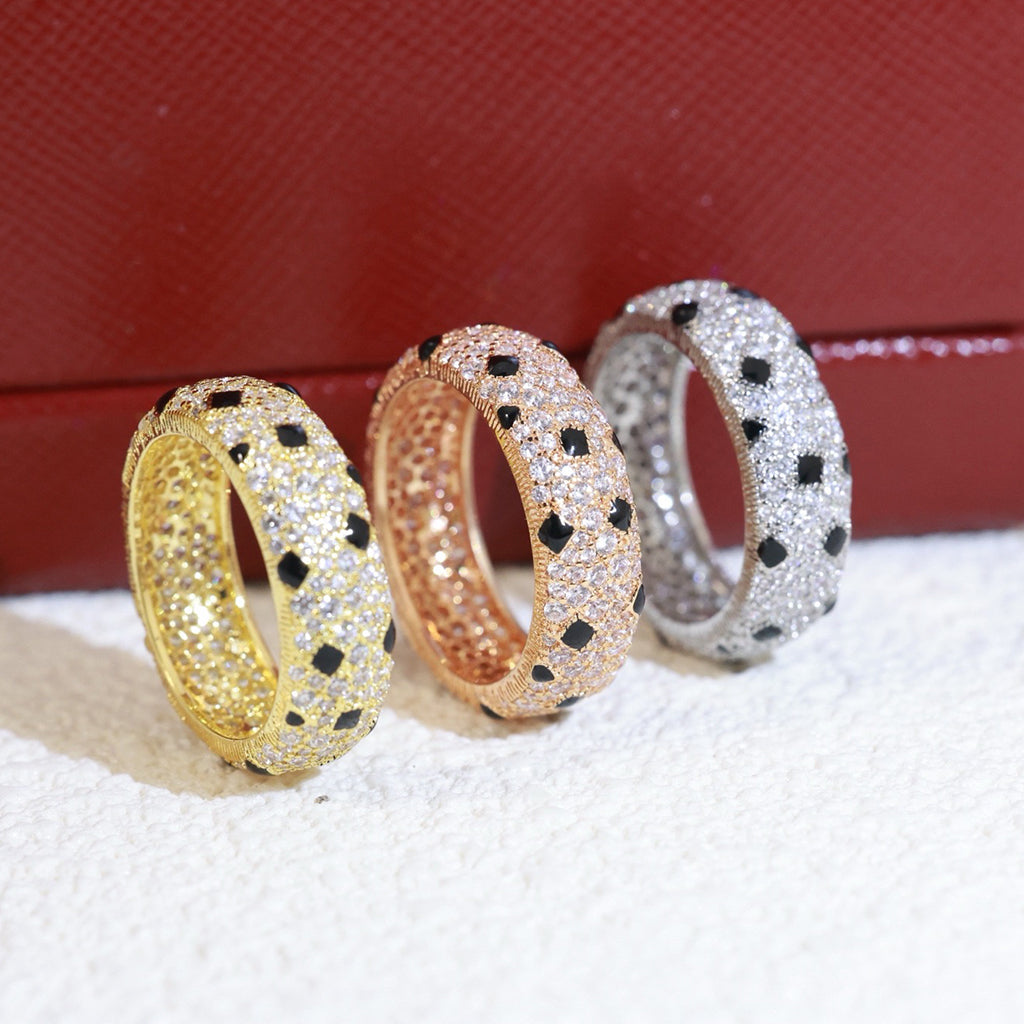 [Triumph Jewelry]PANTHERE SPOTTED FULL DIAMOND RING