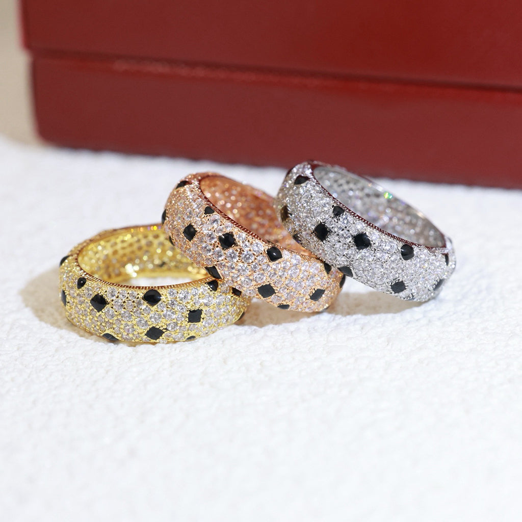 [Triumph Jewelry]PANTHERE SPOTTED FULL DIAMOND RING