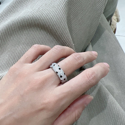 [Triumph Jewelry]PANTHERE SPOTTED FULL DIAMOND RING