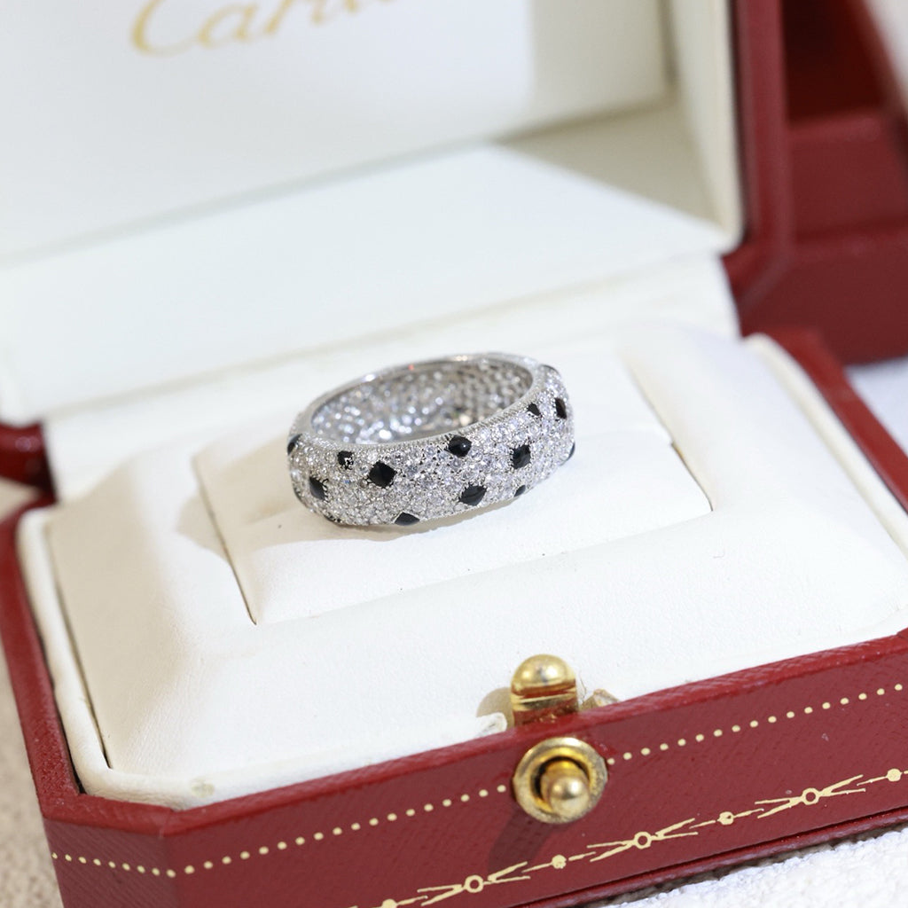 [Triumph Jewelry]PANTHERE SPOTTED FULL DIAMOND RING