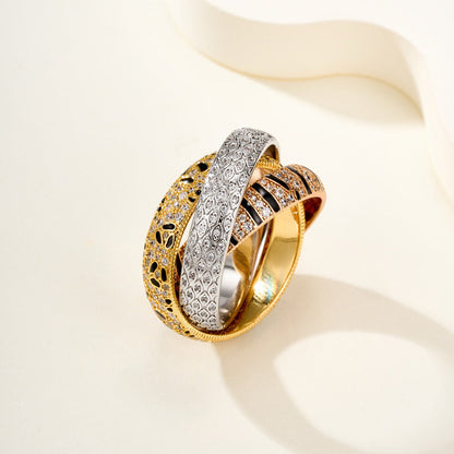 [Triumph Jewelry]TRINITY  RING LEOPARD PRINT