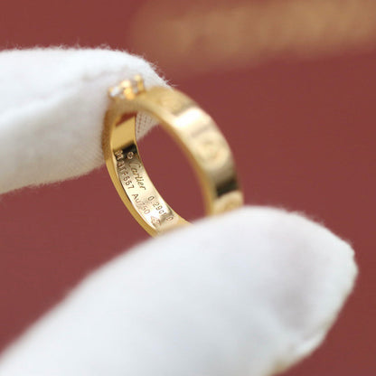 [Triumph Jewelry]LOVE RING 3.6MM 1 BIG DIAMOND