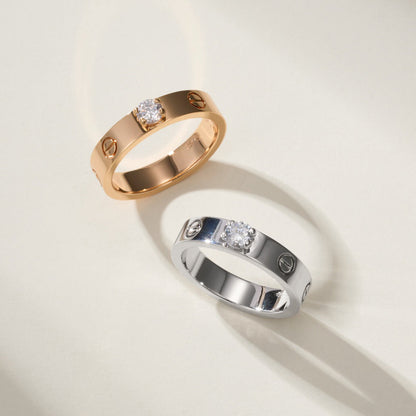 [Triumph Jewelry]LOVE RING 3.6MM 1 BIG DIAMOND