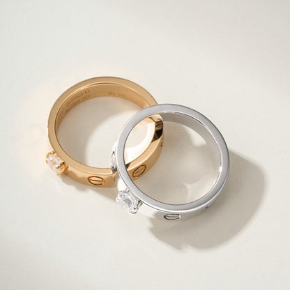 [Triumph Jewelry]LOVE RING 3.6MM 1 BIG DIAMOND